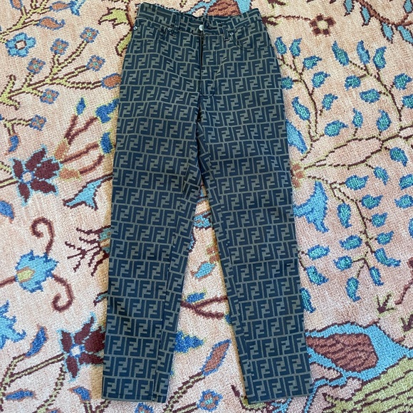 Fendi Zucca Pattern Trousers - Picture 4 of 9